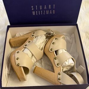 Stuart Weitzman Tan Women's Heeled Sandals